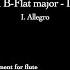 Flute Sonata In B Flat Major I Allegro L V Beethoven PIANO ACCOMPANIMENT FOR FLUTE