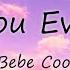 Bebe Cool Love You Everyday Lyrics