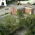 Living In Toccoa GA Aerial Street Views Countryside With Trains Water Tower Ball Field