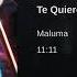 Maluma Te Quiero Official Audio 2019