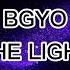 BGYO The Light Lyrics