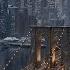 Lower Manhattan Ambience Overlooking Brooklyn Bridge Rain And Distant Thunder Sounds