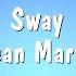 Sway Dean Martin Karaoke Version