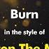 Hamilton The Musical Burn Karaoke Version From Zoom Karaoke