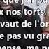 MAITRE GIMS Mon Coeur Avait Raison Lyrics