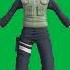 Kakashi Hatake Oscillating In Front Of A Green Screen