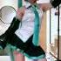 Miku Dancing To Ievan Polkka Vocaloid Cosplay IceTea Cosplayer