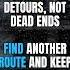 Obstacles Are Detours Not Dead Ends Motivational Short Shorts Motivation