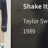 Taylor Swift Shake It Off Audio