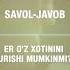 66 Savol Javob Er O Z Xotinini Urishi Mumkinmi