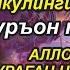 Ушбу дуони тинглаб Аллохдан ихлос билан сўранг СИЗ КУТМАГАН ЖОЙДАН БОЙЛИК ОҚИБ КЕЛАДИ ИН ШАА АЛЛОХ