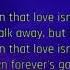 Lena LOVE Lyrics On Screen