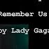 Always Remember Us This Way By Lady Gaga Guitar Chords Lyrics No Capo