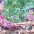 Good Natured Man Helps Single Mother Harvest Cassava To Feed The Chickens Clean The Garden