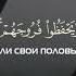 Сура 24 Ан Нур Свет аяты 30 31 Чтец Сальман Аль Утайби