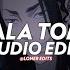 Toma Bala Toma Bala Slowed Edit Audio Copyright Free