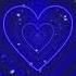 Neon Heart Background Blue Hearts Background Led Lights Heart Background Video Heart Wallpaper