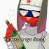 Кубики подбрось смерти не боюсь Украина Россия Countryhumans каунтрихуманс