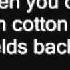 CCR Cotton Fields Lyrics