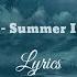 TheFatRat Summer In The Hills MONODY Lyrics