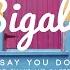 Sigala Say You Do Ft Imani Williams DJ Fresh Instrumental Acapella Visualizer