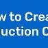 How To Create Production Order In 1C Drive ERP