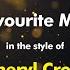 Sheryl Crow My Favourite Mistake Karaoke Version From Zoom Karaoke