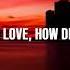 Shinedown How Did You Love Lyrics