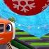 Blaze Transforms Into A Christmas Wrecking Ball Crane W Sparkle Blaze And The Monster Machines