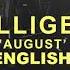 Intelligency August English Slowed Reverb