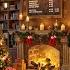 Christmas Jazz Music With Warm Crackling Fireplace To Relax Cozy Winter Coffee Shop Ambience