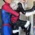 SPIDEY BLACK CAT GET CAUGHT BY MJ Spiderman Shorts Blackcat Marvel Funny Cosplay