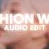 Fashion Week Blackbear It S Different Remix Audio Edit