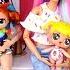 Barbie Doll LOL Family Slumber Party Evening Routine Playdate With Baby Goldie