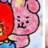 뗄 때 쾌감 최고 BT21 글라스데코 스티커 만들기 DIY BT21 Glass Deco