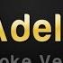 Adele Make You Feel My Love Karaoke Version