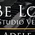 Adele To Be Loved Non Studio Live Version Piano Karaoke Instrumental Cover With Lyrics