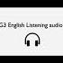 G3 English Listening Test