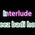 Tu Cheez Badi Machine Karaoke Track