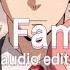 My Family Audio Edit