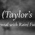 Taylor Swift Folklore Full Album Instrumental Acoustic With Rain And Fireplace Sounds