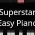 Superstar The Carpenters Easy Piano Tutorial