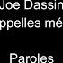 Joe Dassin Si Tu T Appelles Mélancolie Paroles