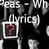 The Black Eyed Peas Where Is The Love Lyrics текст и перевод песни