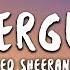 Ed Sheeran Afterglow Lyrics