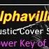 Forever Young Alphaville Lower Key F Acoustic Cover Karaoke