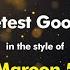 Maroon 5 Sweetest Goodbye Karaoke Version From Zoom Karaoke