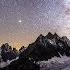 Timelapse Nocturne Barre Des Écrins Et Glacier Blanc