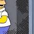 The Simpsons Homer Who Goes Into A Giant Microwave And Pops Popcorn