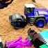 DIY Tractor Mini Bulldozer Builds Concrete Bridge Funny Stories With Excavator And Dump Truck